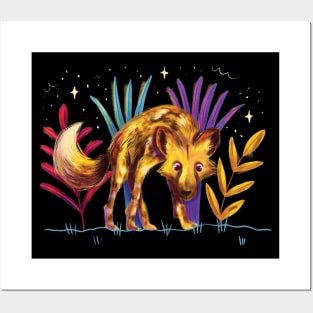 African Wild Dog Posters and Art